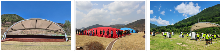 청도신화랑풍류마을 야외공연장(잔디광장)